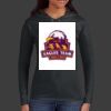Ladies 100% Ring Spun Cotton Long Sleeve Hooded T Shirt Thumbnail