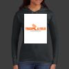 Ladies 100% Ring Spun Cotton Long Sleeve Hooded T Shirt Thumbnail