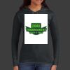 Ladies 100% Ring Spun Cotton Long Sleeve Hooded T Shirt Thumbnail