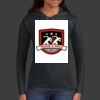 Ladies 100% Ring Spun Cotton Long Sleeve Hooded T Shirt Thumbnail
