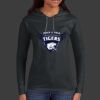 Ladies 100% Ring Spun Cotton Long Sleeve Hooded T Shirt Thumbnail