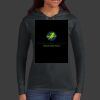 Ladies 100% Ring Spun Cotton Long Sleeve Hooded T Shirt Thumbnail