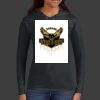 Ladies 100% Ring Spun Cotton Long Sleeve Hooded T Shirt Thumbnail