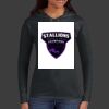Ladies 100% Ring Spun Cotton Long Sleeve Hooded T Shirt Thumbnail
