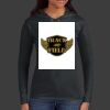 Ladies 100% Ring Spun Cotton Long Sleeve Hooded T Shirt Thumbnail