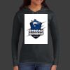 Ladies 100% Ring Spun Cotton Long Sleeve Hooded T Shirt Thumbnail