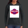 Ladies 100% Ring Spun Cotton Long Sleeve Hooded T Shirt Thumbnail