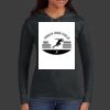 Ladies 100% Ring Spun Cotton Long Sleeve Hooded T Shirt Thumbnail