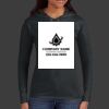 Ladies 100% Ring Spun Cotton Long Sleeve Hooded T Shirt Thumbnail