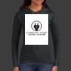Ladies 100% Ring Spun Cotton Long Sleeve Hooded T Shirt Thumbnail