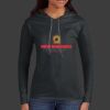 Ladies 100% Ring Spun Cotton Long Sleeve Hooded T Shirt Thumbnail