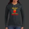 Ladies 100% Ring Spun Cotton Long Sleeve Hooded T Shirt Thumbnail