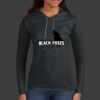 Ladies 100% Ring Spun Cotton Long Sleeve Hooded T Shirt Thumbnail