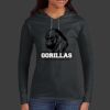 Ladies 100% Ring Spun Cotton Long Sleeve Hooded T Shirt Thumbnail