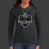Ladies 100% Ring Spun Cotton Long Sleeve Hooded T Shirt Thumbnail