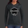 Ladies 100% Ring Spun Cotton Long Sleeve Hooded T Shirt Thumbnail