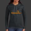 Ladies 100% Ring Spun Cotton Long Sleeve Hooded T Shirt Thumbnail