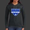 Ladies 100% Ring Spun Cotton Long Sleeve Hooded T Shirt Thumbnail