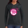 Ladies 100% Ring Spun Cotton Long Sleeve Hooded T Shirt Thumbnail