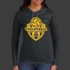 Ladies 100% Ring Spun Cotton Long Sleeve Hooded T Shirt Thumbnail