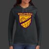 Ladies 100% Ring Spun Cotton Long Sleeve Hooded T Shirt Thumbnail