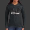 Ladies 100% Ring Spun Cotton Long Sleeve Hooded T Shirt Thumbnail