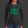 Ladies 100% Ring Spun Cotton Long Sleeve Hooded T Shirt Thumbnail
