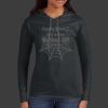 Ladies 100% Ring Spun Cotton Long Sleeve Hooded T Shirt Thumbnail