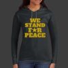 Ladies 100% Ring Spun Cotton Long Sleeve Hooded T Shirt Thumbnail