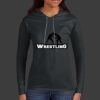 Ladies 100% Ring Spun Cotton Long Sleeve Hooded T Shirt Thumbnail