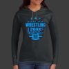 Ladies 100% Ring Spun Cotton Long Sleeve Hooded T Shirt Thumbnail