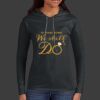 Ladies 100% Ring Spun Cotton Long Sleeve Hooded T Shirt Thumbnail