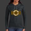 Ladies 100% Ring Spun Cotton Long Sleeve Hooded T Shirt Thumbnail