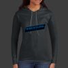 Ladies 100% Ring Spun Cotton Long Sleeve Hooded T Shirt Thumbnail