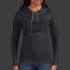 Ladies 100% Ring Spun Cotton Long Sleeve Hooded T Shirt Thumbnail