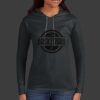Ladies 100% Ring Spun Cotton Long Sleeve Hooded T Shirt Thumbnail