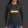 Ladies 100% Ring Spun Cotton Long Sleeve Hooded T Shirt Thumbnail