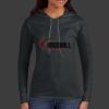 Ladies 100% Ring Spun Cotton Long Sleeve Hooded T Shirt Thumbnail