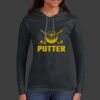 Ladies 100% Ring Spun Cotton Long Sleeve Hooded T Shirt Thumbnail