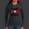 Ladies 100% Ring Spun Cotton Long Sleeve Hooded T Shirt Thumbnail