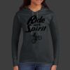 Ladies 100% Ring Spun Cotton Long Sleeve Hooded T Shirt Thumbnail
