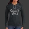 Ladies 100% Ring Spun Cotton Long Sleeve Hooded T Shirt Thumbnail