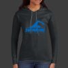 Ladies 100% Ring Spun Cotton Long Sleeve Hooded T Shirt Thumbnail