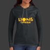 Ladies 100% Ring Spun Cotton Long Sleeve Hooded T Shirt Thumbnail