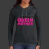 Ladies 100% Ring Spun Cotton Long Sleeve Hooded T Shirt Thumbnail