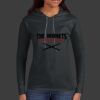 Ladies 100% Ring Spun Cotton Long Sleeve Hooded T Shirt Thumbnail