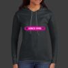 Ladies 100% Ring Spun Cotton Long Sleeve Hooded T Shirt Thumbnail