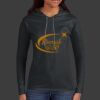 Ladies 100% Ring Spun Cotton Long Sleeve Hooded T Shirt Thumbnail