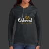 Ladies 100% Ring Spun Cotton Long Sleeve Hooded T Shirt Thumbnail