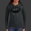 Ladies 100% Ring Spun Cotton Long Sleeve Hooded T Shirt Thumbnail